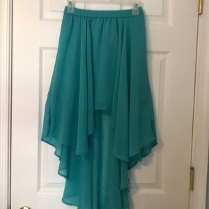 High-low skirt